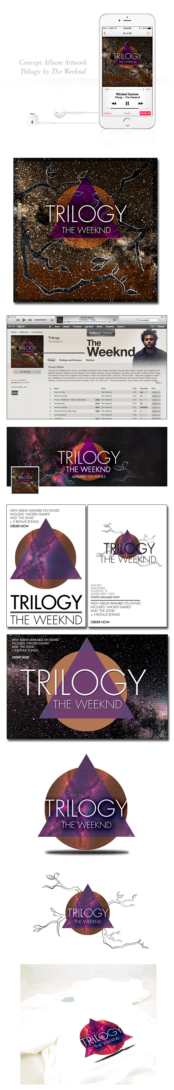 Album Art Trilogy by The Weeknd